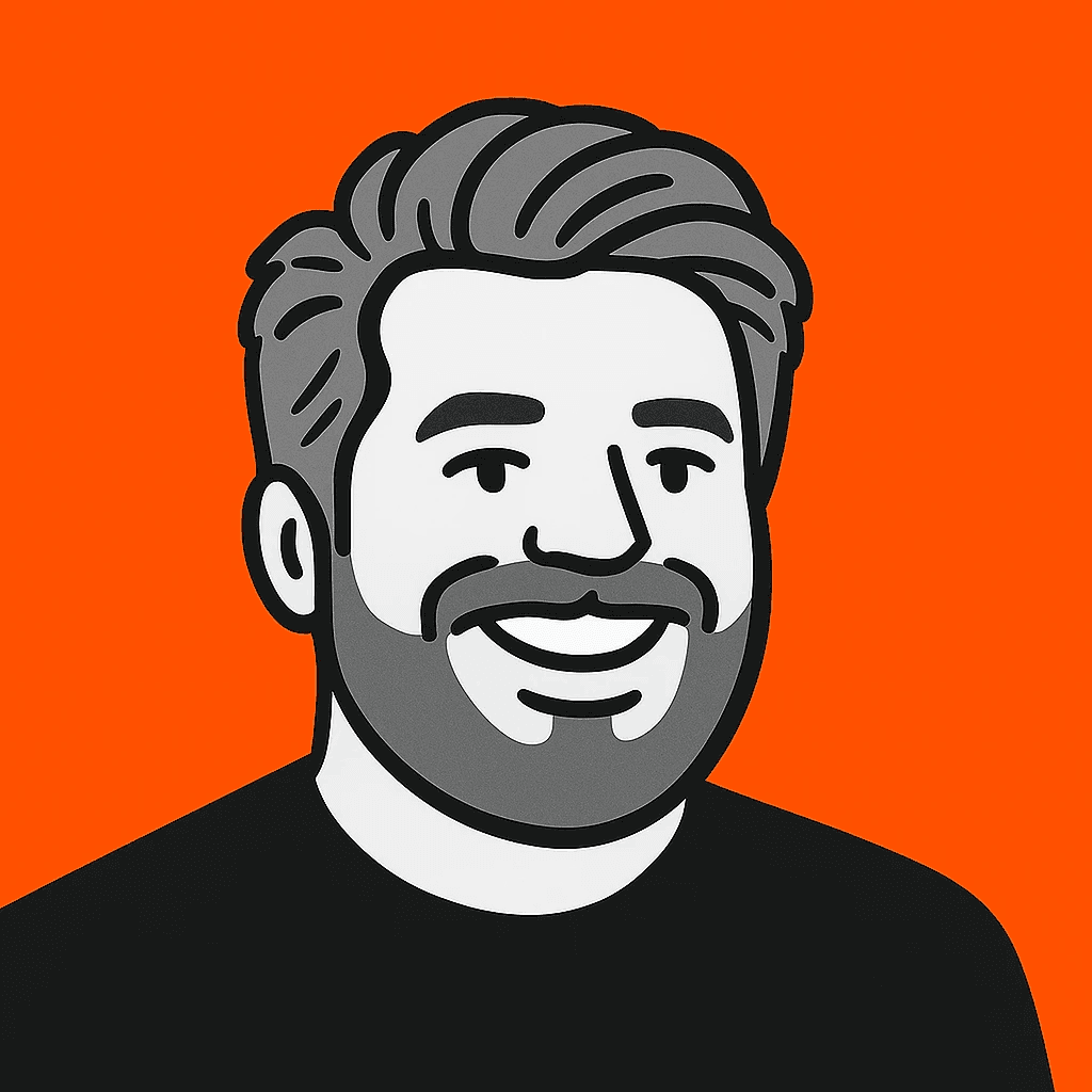 Illustrated portrait of Joshua Schaible